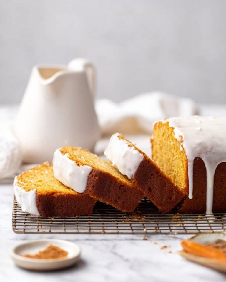 Carrot Cake Loaf with Cream Cheese Glaze Recipe