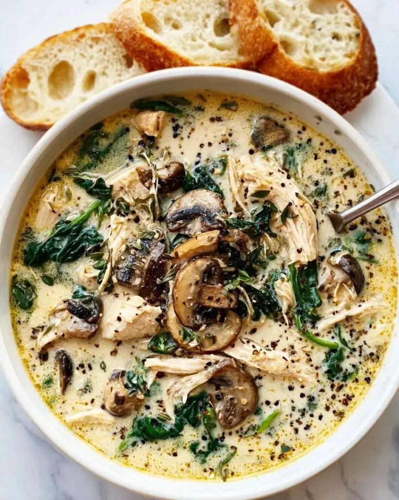 Rotisserie Chicken Mushroom Soup Recipe