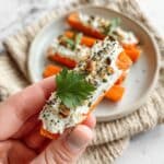 Carrot Shaped Cream Cheese Stuffed Bell Peppers Recipe