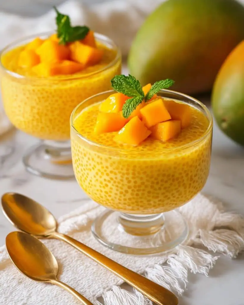 Mango Sago Smoothie Dessert Recipe