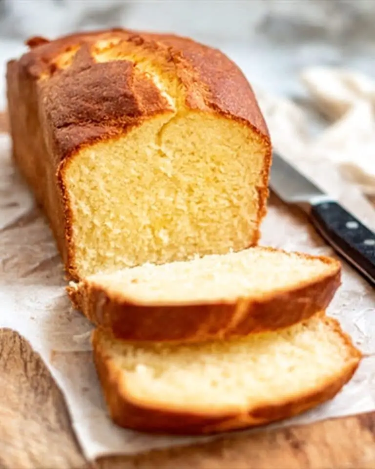 Golden Butter Loaf Cake Recipe