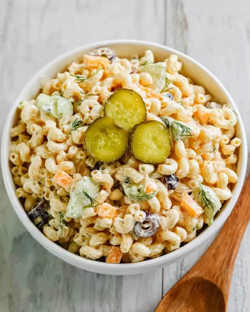 Pasta Salad with Dill Pickles Recipe