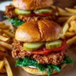 Spicy Crispy Chicken Burger (KFC-Inspired Zinger-Style Sandwich) Recipe