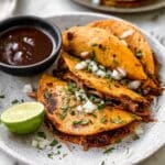 Cheesy Birria Tacos with Rich Broth for Dipping Recipe