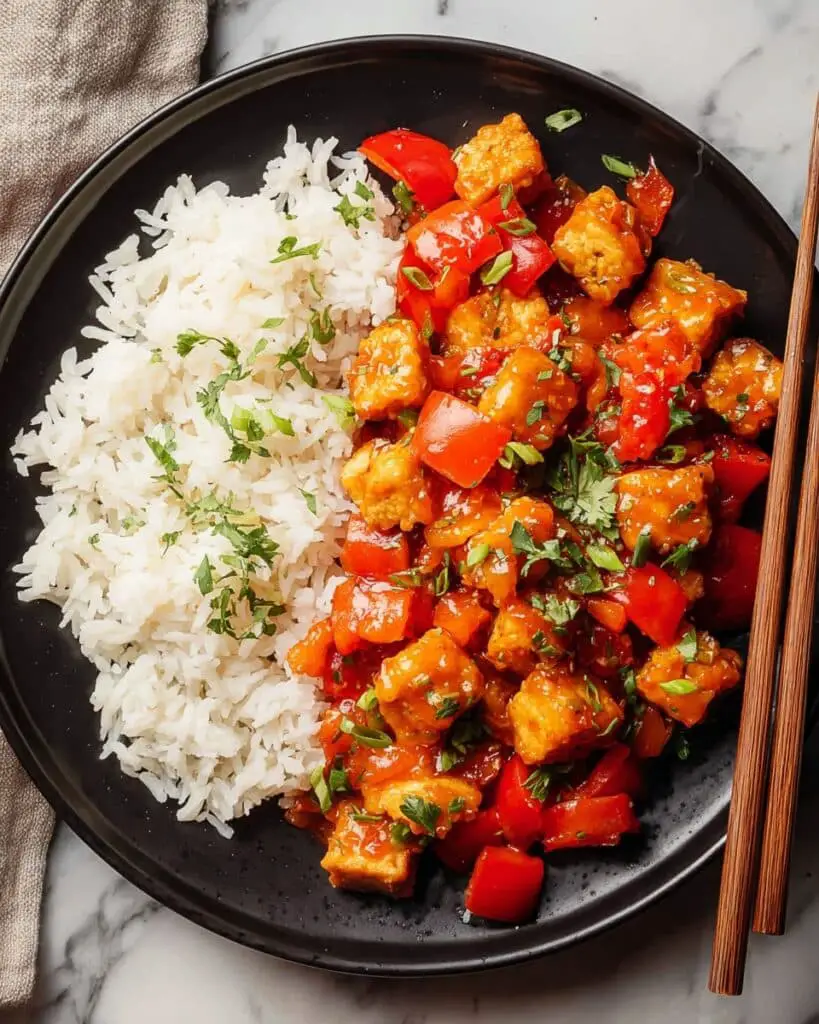 Sweet Chili Crispy Tofu Stir-Fry Recipe