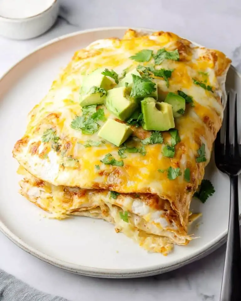 Easy White Chicken Enchilada Casserole Recipe
