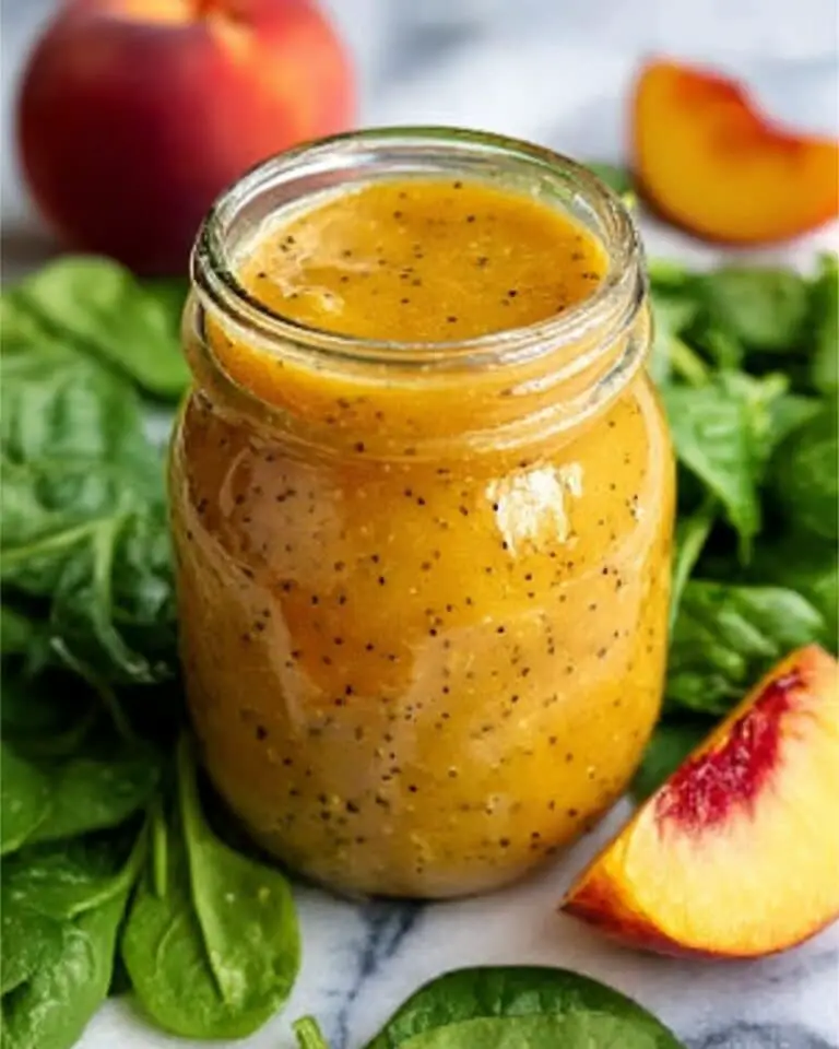 Peach Honey Dijon Balsamic Vinaigrette: Sweet Summer Delight Recipe