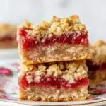 Strawberry Rhubarb Bars Recipe