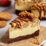 Biscoff Cheesecake with Creamy Biscoff Spread and Biscuit Topping Recipe
