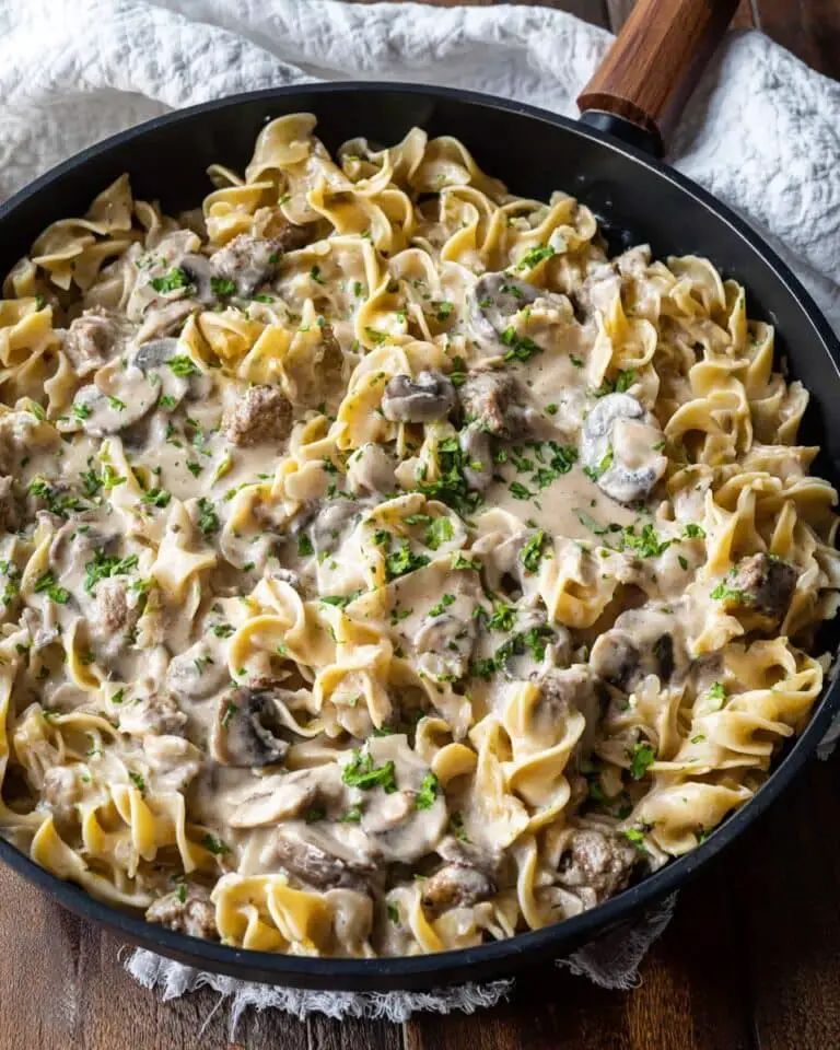 Ground Beef Stroganoff Recipe
