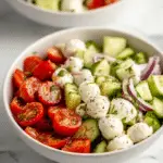 Fresh Cucumber Caprese Salad Delight Recipe