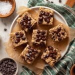 4 Ingredient Peanut Butter Banana Bars Recipe