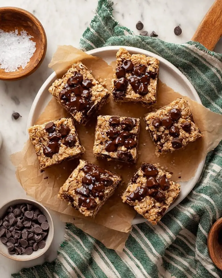 4 Ingredient Peanut Butter Banana Bars Recipe