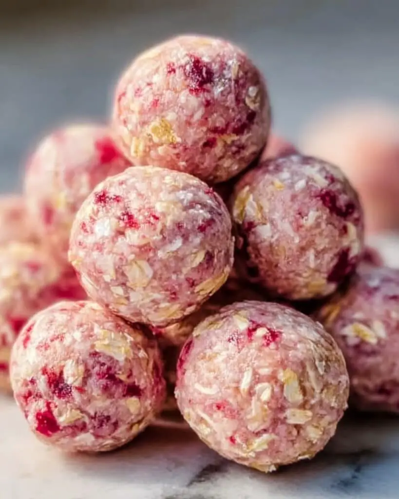 Strawberry Cheesecake Protein Balls Recipe