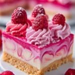 Pink Velvet Raspberry Cheesecake 🍰 Recipe
