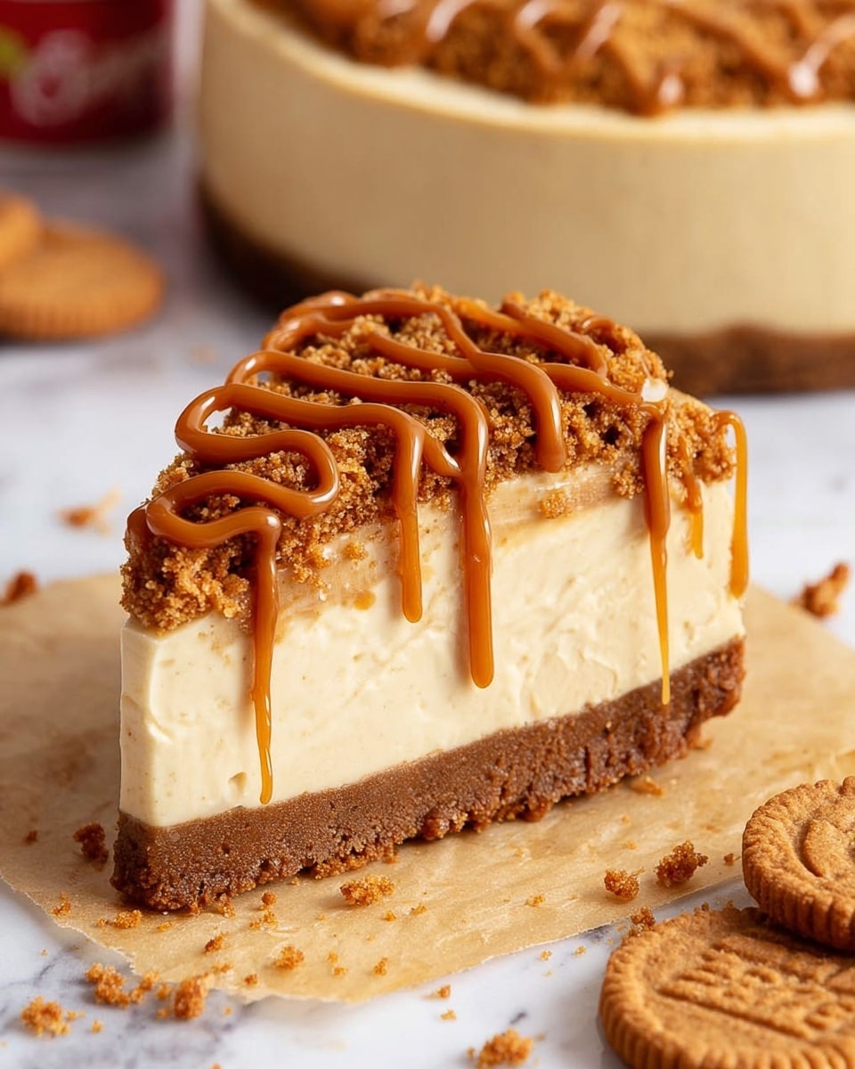 Biscoff Cheesecake with 5 Ingredients Recipe