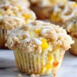 Peach Crumb Muffins Recipe