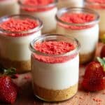 No Bake Strawberry Crunch Cheesecake Jars Recipe