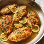 Lemon Butter Chicken Cutlets Recipe