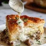 Easy Sausage Gravy Puff Pie Recipe