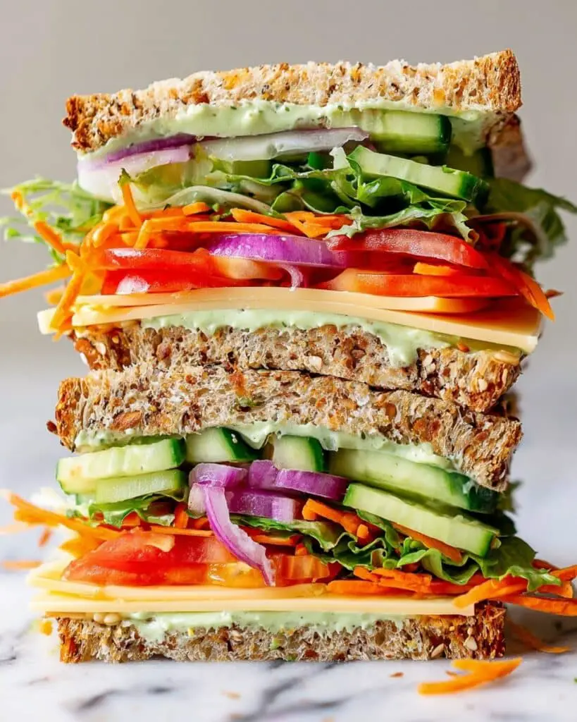Easy Healthy Salad Sandwich Recipe