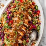 Sesame Chicken Cabbage Crunch Salad Recipe