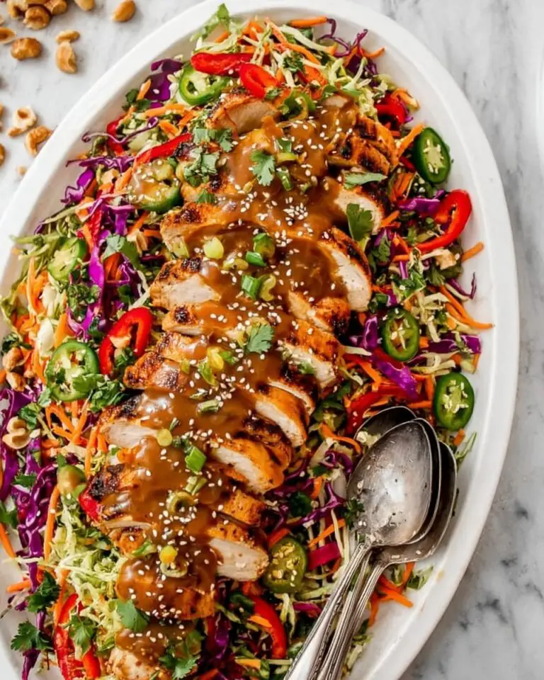 Sesame Chicken Cabbage Crunch Salad Recipe