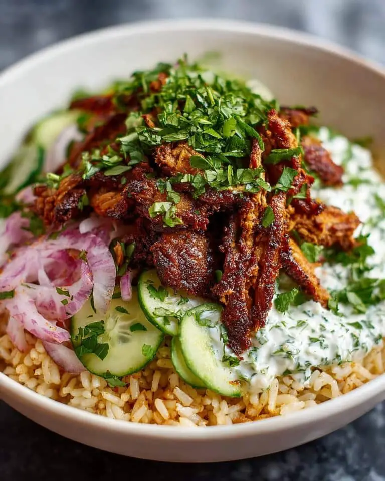 Chicken Shawarma Crispy Rice Salad Recipe