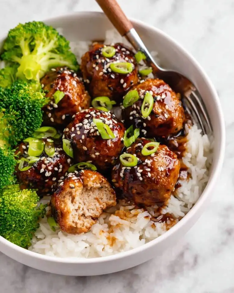 Teriyaki Chicken Meatballs Recipe