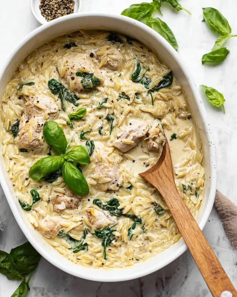 Baked Chicken Orzo Recipe
