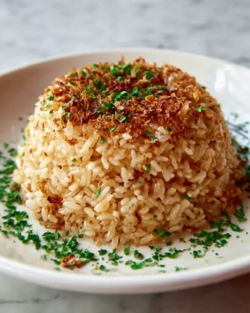 Garlic Parmesan Rice Recipe