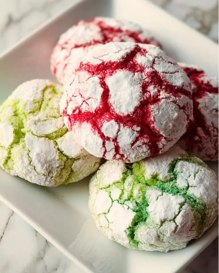 Colorful Crinkle Cookies Recipe