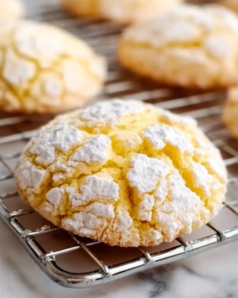 Lemon Crinkle Cookies Recipe