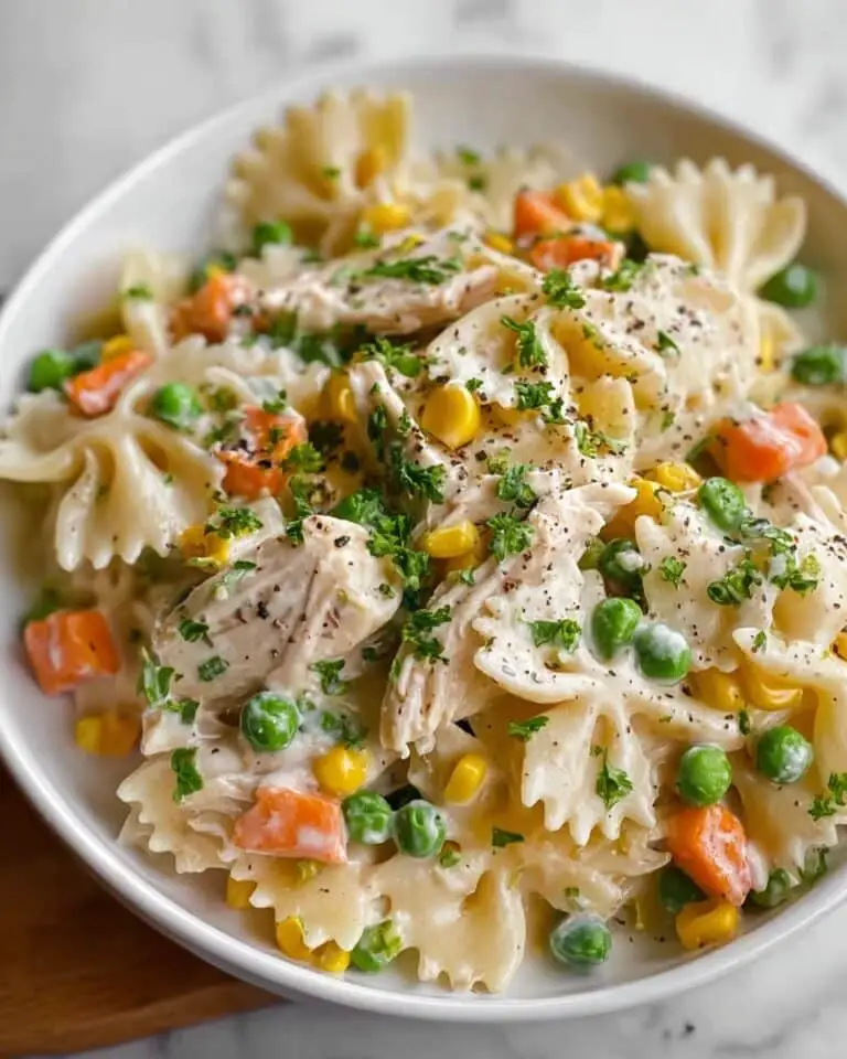 Chicken Pot Pie Pasta Recipe