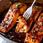 Honey Garlic Glazed Salmon Recipe