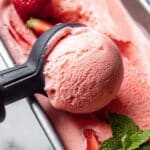 Strawberry Lemonade Sorbet Recipe