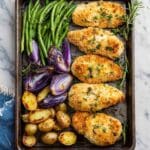 Sheet Pan Crispy Parmesan Garlic Chicken Recipe