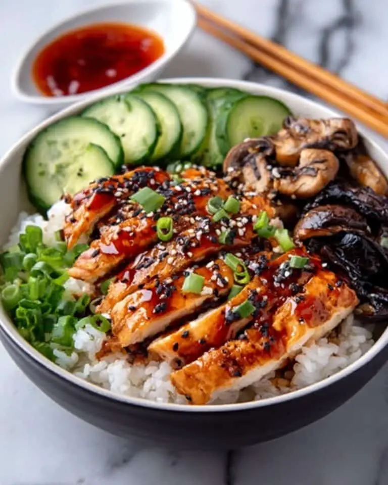 Spicy Korean BBQ Chicken Rice Bowl Recipe