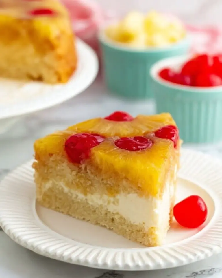 Pineapple-Upside Down Cheesecake Recipe