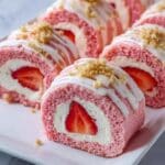 Strawberry Shortcake Cheesecake Rolls Recipe