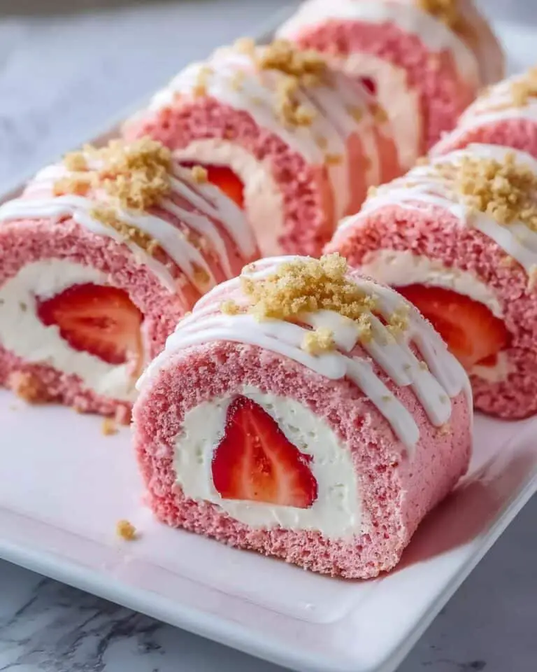 Strawberry Shortcake Cheesecake Rolls Recipe