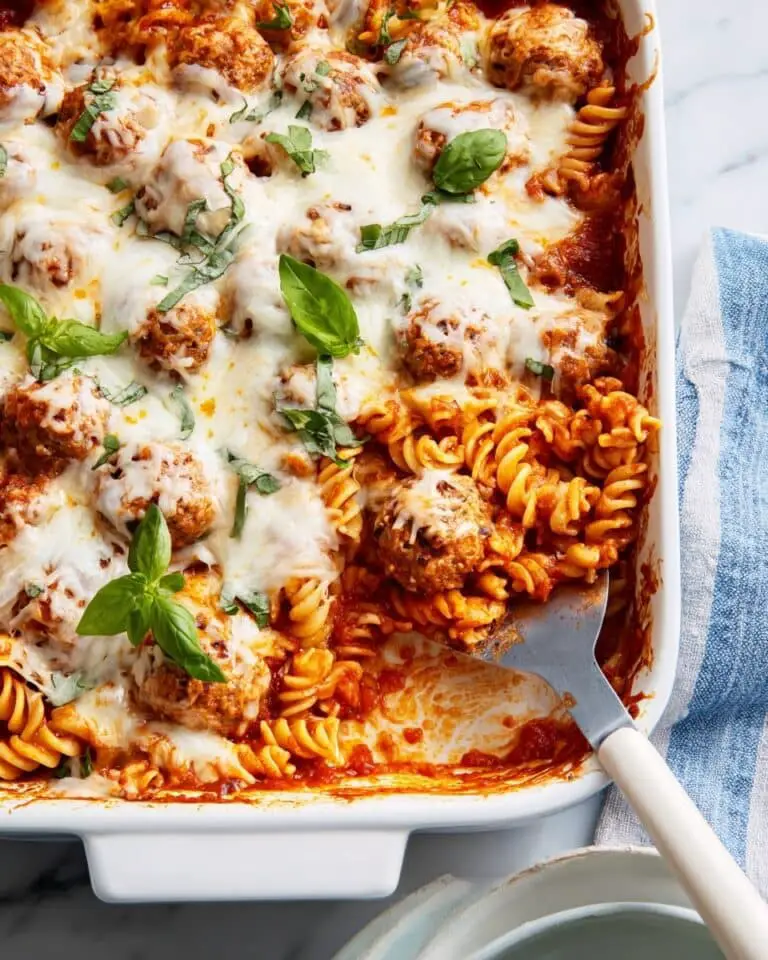 Dump and Bake Meatball Casserole Recipe