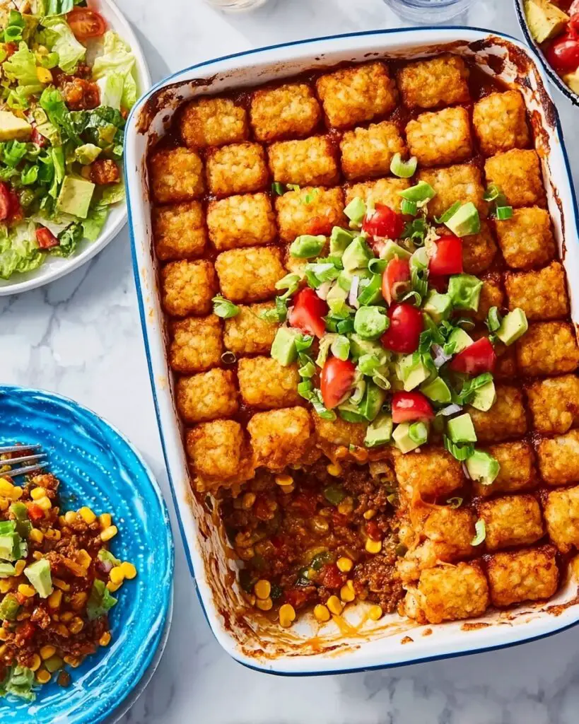 Taco Tater Tot Casserole Recipe