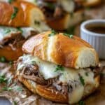 Easy Crockpot French Dip Sandwiches Recipe