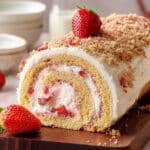 Strawberry Shortcake Swiss Roll Recipe