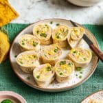 Jalapeno Popper Chickpea Pinwheels Recipe
