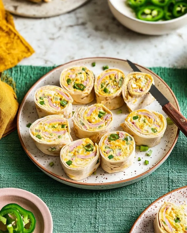 Jalapeno Popper Chickpea Pinwheels Recipe