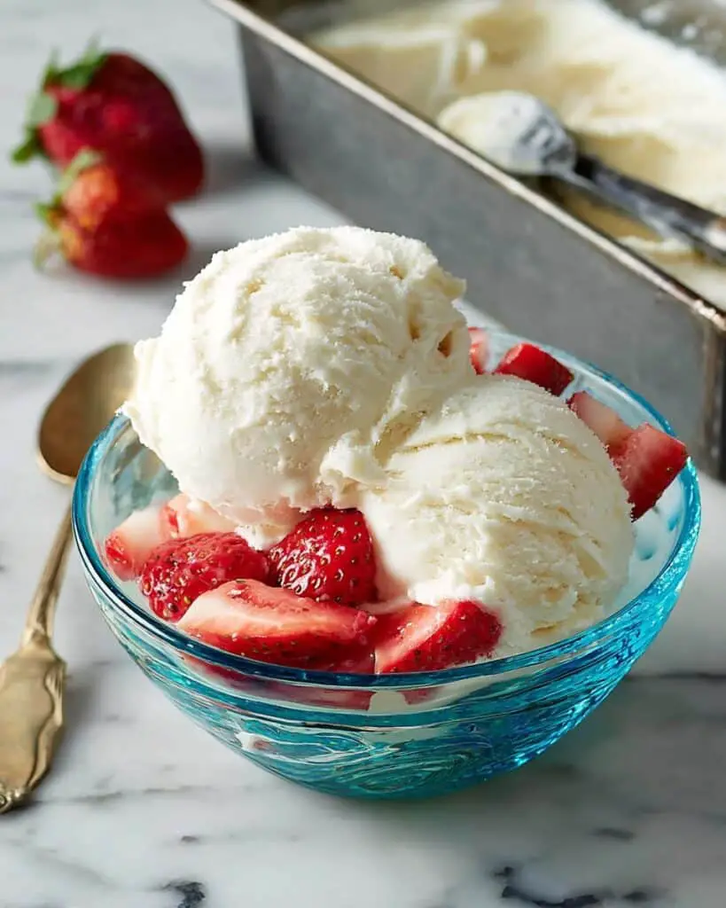 Homemade Vanilla Ice Cream Recipe