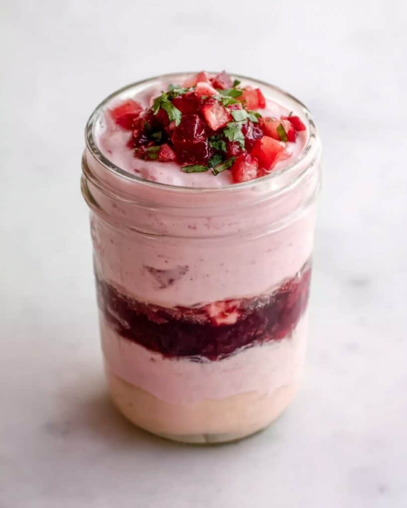 No-Bake Strawberry Cheesecake Jars Recipe