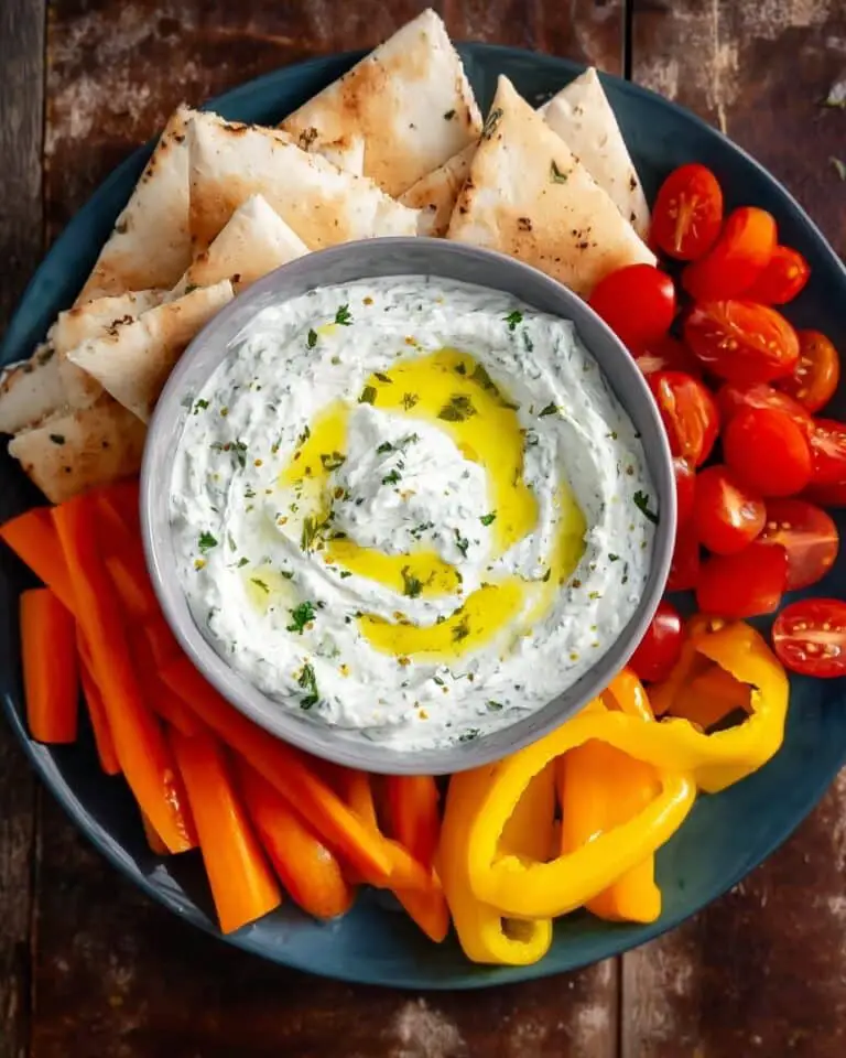 Creamy Homemade Tzatziki Sauce with Fresh Cucumbers and Herbs Recipe